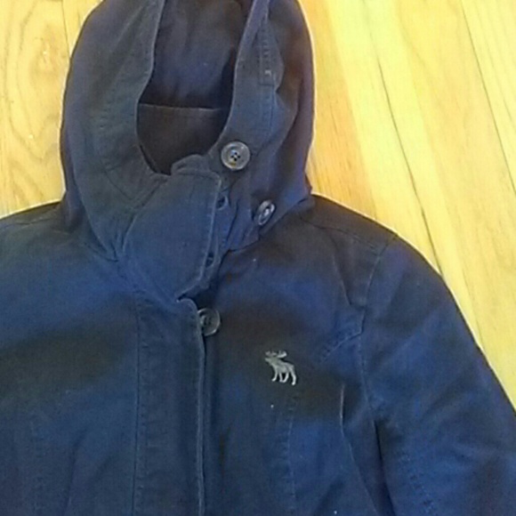 Navy Abercrombie & Fitch jacket - Picture 1 of 6